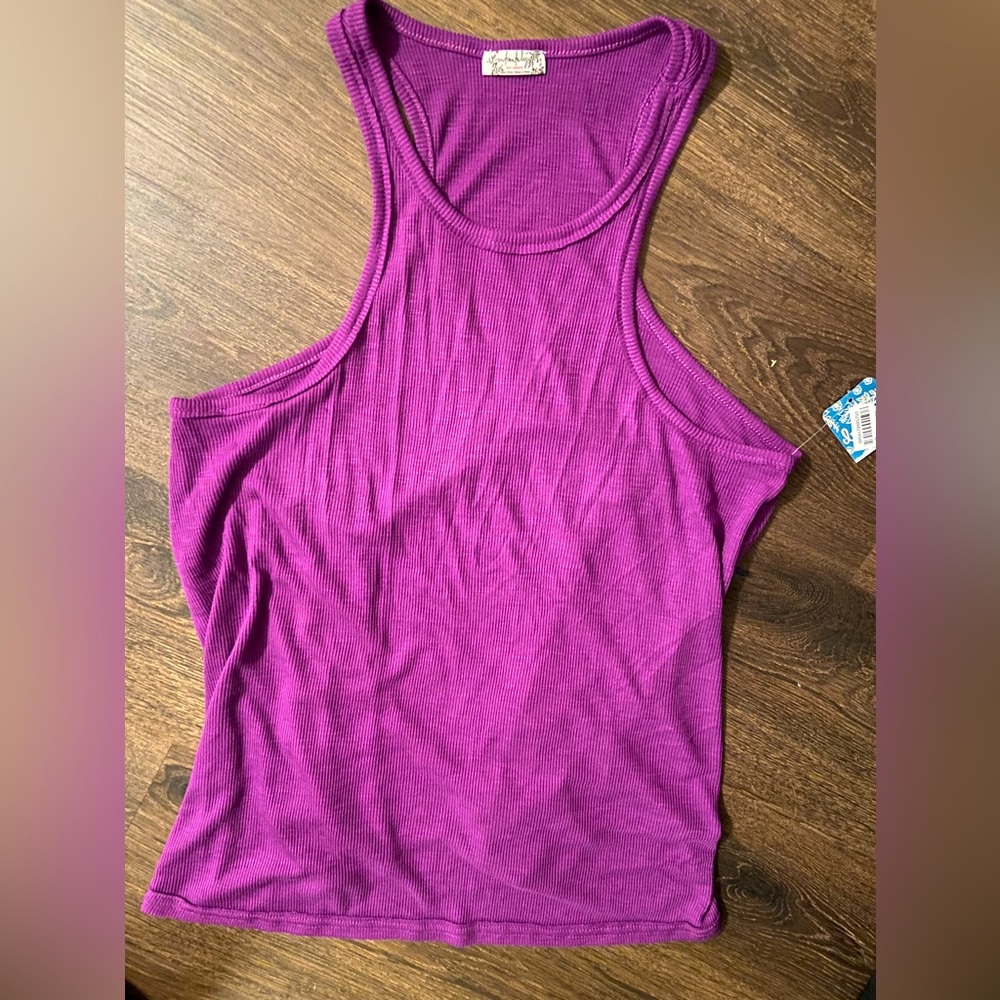 Purple tank